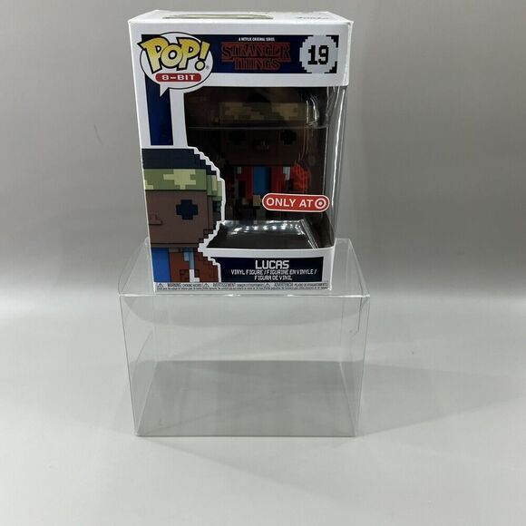 Funko Pop! 8-Bit: Stranger Things - Lucas #19 Only @ Target With Protection Case - Picture 2 of 7